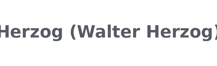 Herzog (Walter Herzog) logo