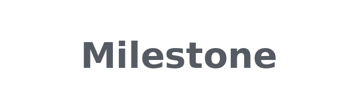 Milestone logo